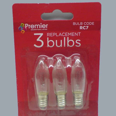 3 Replacement Candlebridge Bulbs-34V 3W