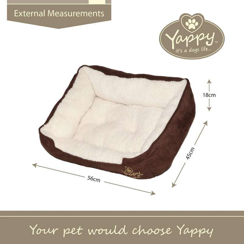 Yappy Roxy Small Dog Bed | Brown