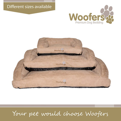 Woofers Suir Small Dog Bed | Tan