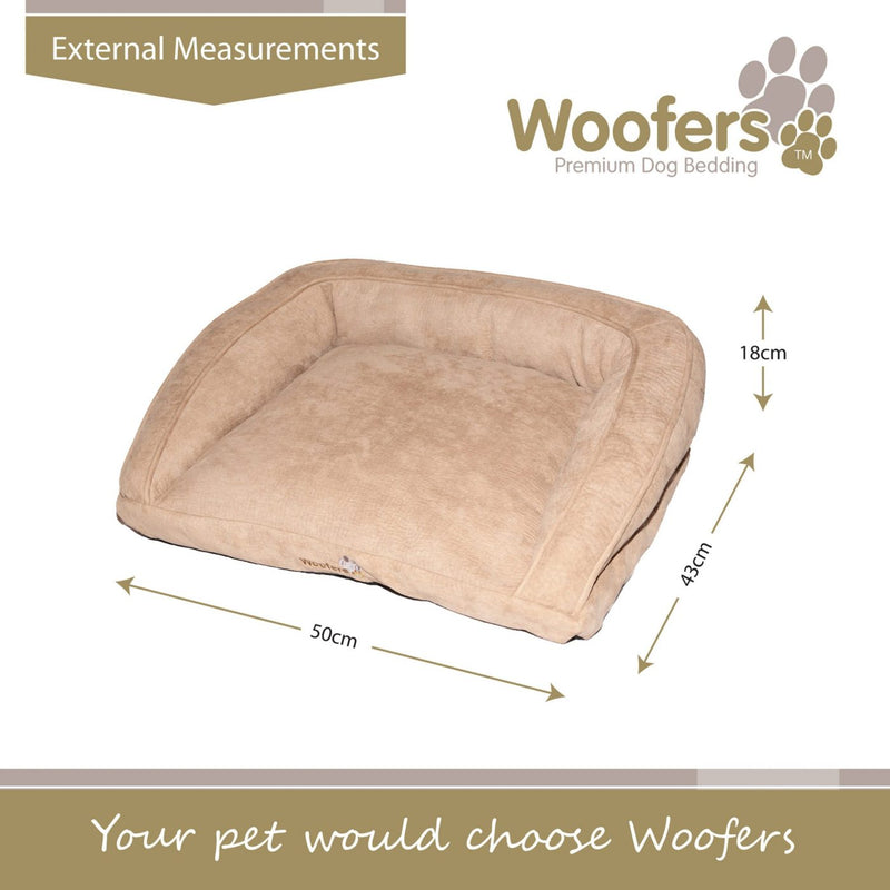 Woofers Suir Small Dog Bed | Tan