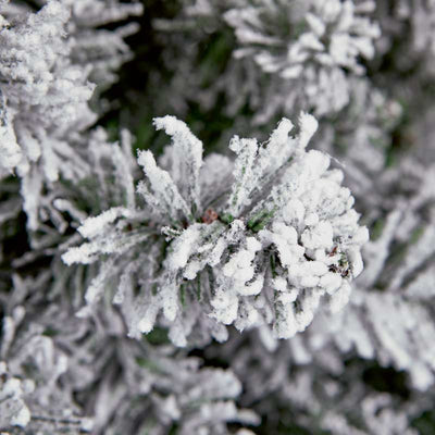 Outdoor Christmas Tree Frosted Detail
