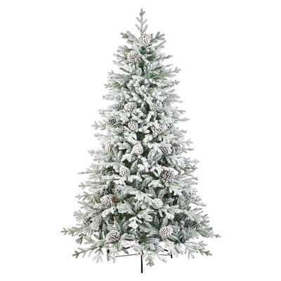 7FT Lucia Spruce with Cones Artificial Christmas Tree