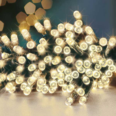 Warm White 50 LED String Lights Battery Operated