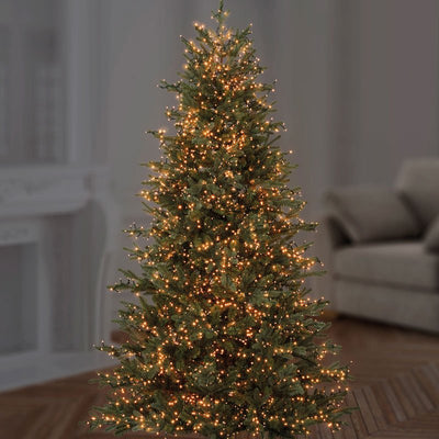3000 LED String Lights in Vintage Gold on Christmas Tree