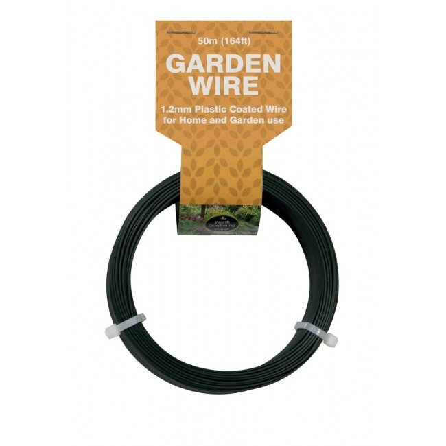 50m Garden Wire 1.2 mm PVC Coated