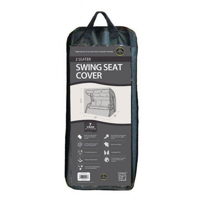 2 Seater Swing Seat Cover Black