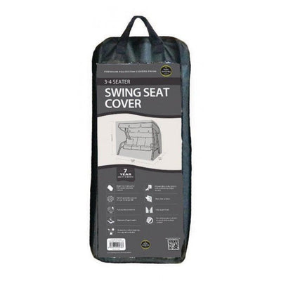 3-4 Seater Swing Seat Cover Black